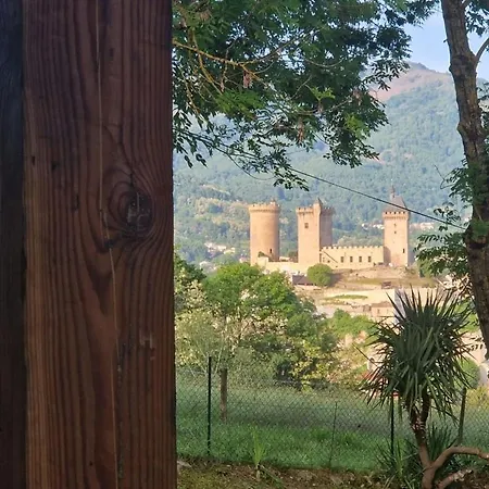 Gource Avec Vue Sur Le Chateau * Foix