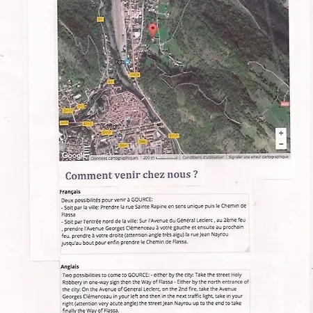 Gource Avec Vue Sur Le Chateau Foix