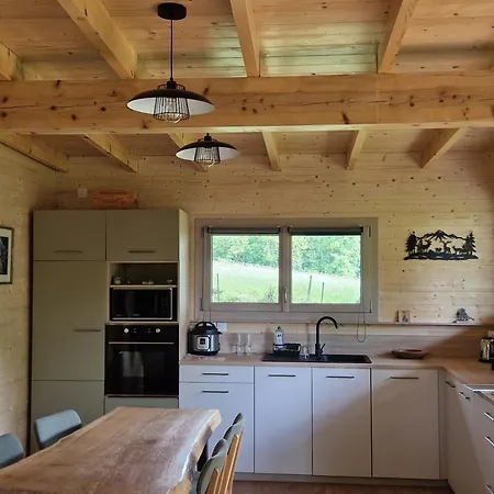 Chalet Gource Avec Vue Sur Le Château *